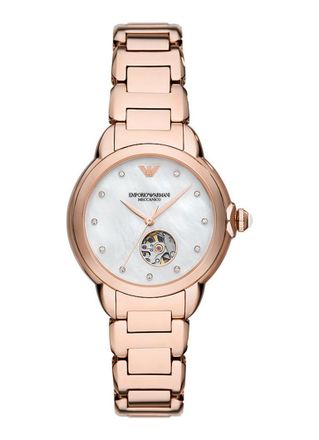 Emporio Armani Mia Dames Horloge Rose Goud AR60072