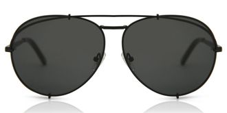 DIFF Eyewear Koko matte black+grey lens Mens Sunglasses Black Size 63