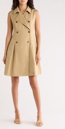 Area Stars Trey Sleeveless Trench Dress in Tan at Nordstrom Rack, Size X-Large