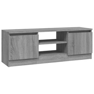 vidaXL Vidaxl - Mueble De Tv Con Puerta Gris Sonoma 102x30x36 Cm