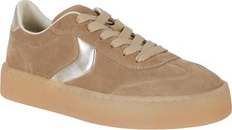 Voile Blanche Mind 02 Metallic Goat Skin Suede Low-Top Sneakers