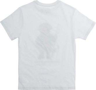 Polo Ralph Lauren Boys T-Shirt White Cotton T-Shirts And Polos