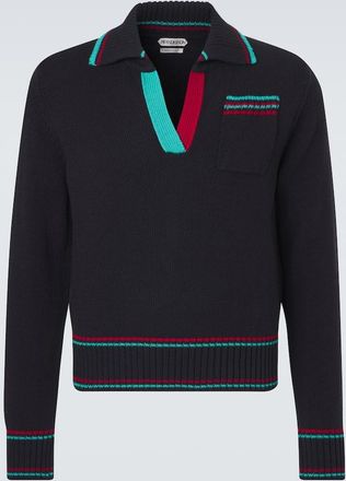 J.W.Anderson Cotton, cashmere, and wool polo sweater
