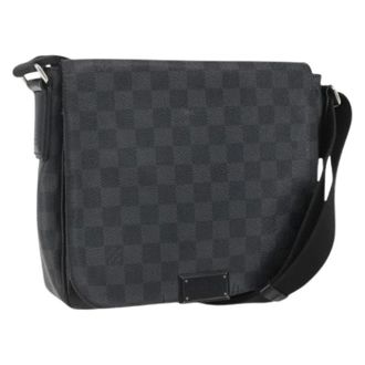 Louis Vuitton Pre-owned Cross Body Bags, female, Black, Size: ONE SIZE Pre-owned Vintage Canvas Cross Body Bag