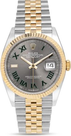 Rolex Pre-owned Rolex Datejust Automatic Chronometer Grey Dial Unisex Watch 126233 GYRJ