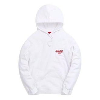 Kith x Coca-Cola Ribbon Logo Hoodie White KH2524-101