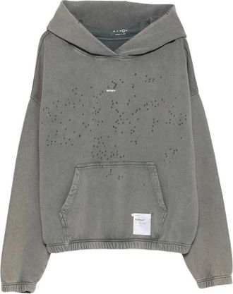 SATISFY Distressed Hoodie