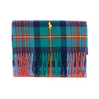 Polo Ralph Lauren Accessoires, Heren, Veelkleurig, ONE Size, Wol, Klassieke Tartan Sjaal