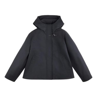 Fay Winter Jackets, female, Black, Size: M U804 Giacca