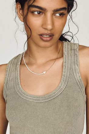 Anthropologie Pearl Duet Necklace