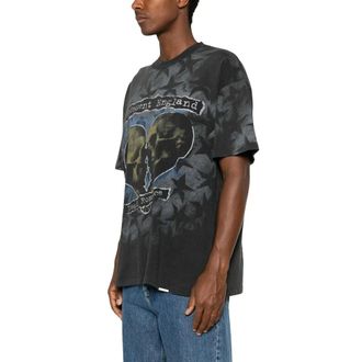 Represent T-Shirts, male, Black, Size: 2XL Star Pattern Graphic T-Shirt