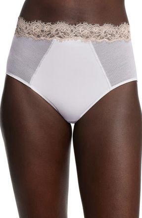 Skarlett Blue Entice High Waist Brief in White/nylon at Nordstrom, Size Xx-Large