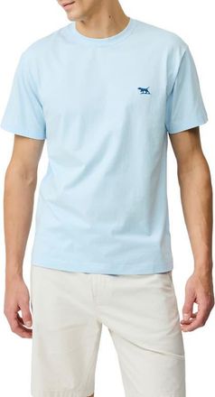 Rodd & Gunn The Gunn Tee 2.0 Sports Fit Cotton T-Shirt in Ice Blue at Nordstrom, Size Xxx-Large