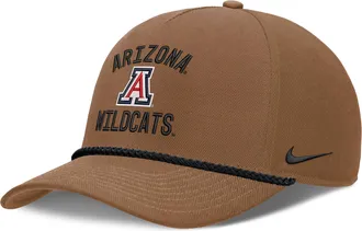 Nike Arizona 2026 Military Appreciation Rope Rise Nike Mens College Adjustable Hat in Brown | NC962EAUAN-7AL