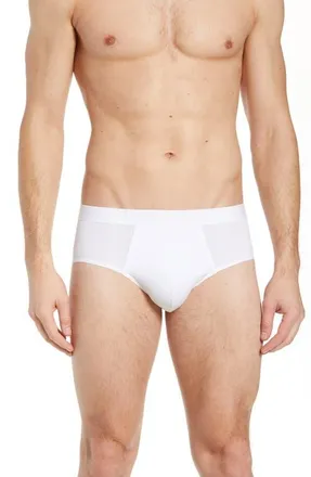 Hanro Cotton Essentials Cotton Brief in All White at Nordstrom, Size Xx-Large