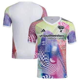 adidas Mens adidas White FC Dallas 2025 Pride Pre-Match Top at Nordstrom, Size Large