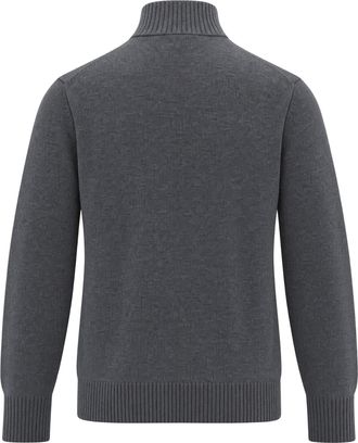 Lacoste Half-Zip Wool Sweater - Gray