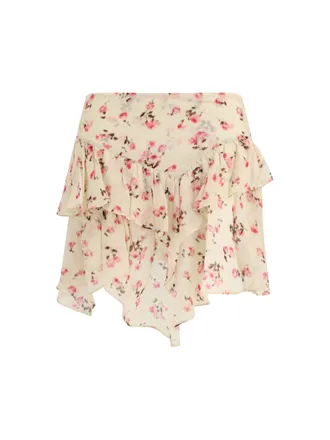 Isabel Marant Womens Skirt Lolita Beige Viscose