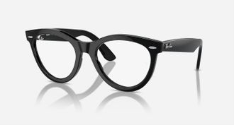Ray-Ban Womens Rx2241V 2000 Eyeglass Prescription Frames In Polished Black