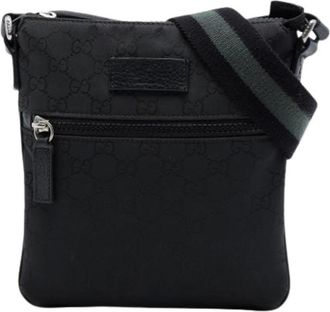 Gucci Pre-owned Borsa a Tracolla in Nylon - - Pre-owned - Donna - Nero - ONE SIZE