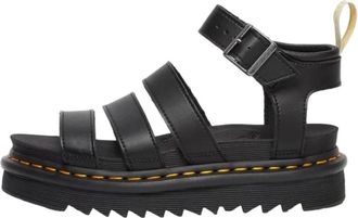 Dr. Martens Vegan Enkellaars - Dames - Sandalen - Zwart - 40 EU - Leer - Schoenen