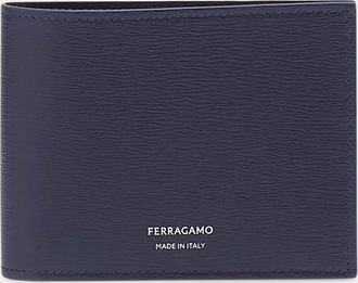 Ferragamo Men Classic wallet Blue