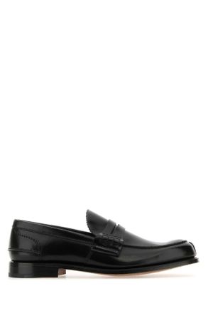 Churchs Black Leather Pembrey Loafers