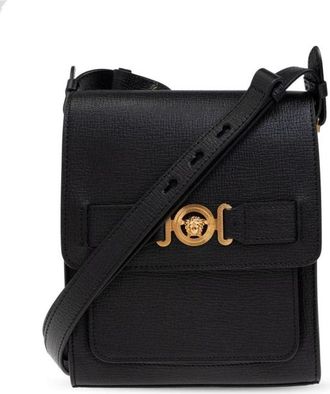 Versace Medusa Biggie Foldover Top Crossbody Bag