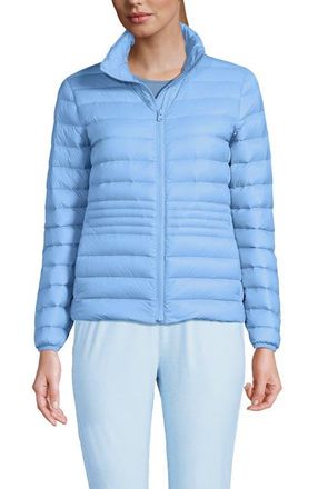 Lands End Wanderweight Ultralight Packable Down Jacket in Opal Blue at Nordstrom, Size X-Large P