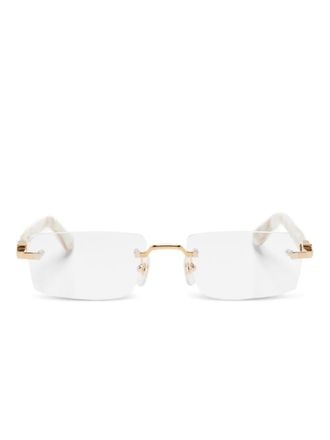 Cartier rimless glasses - unisex - Metal - One Size - Gold
