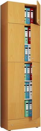 ebuy24 Armario De Archivo De Armario De Oficina Lona 5-piece As 240x70x39 - Vcm