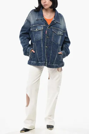 Dsquared2 ICON Oversized Denim Jacket Dsquared2