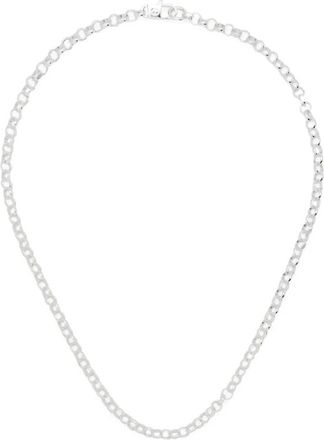 Hatton Labs Polished Silver Cable-Link Chain Necklace