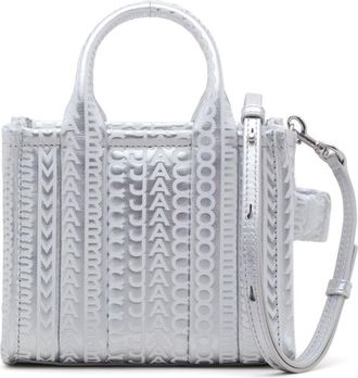 Marc Jacobs The Mini Tote bag - women - Metallic Leather - One Size - Silver