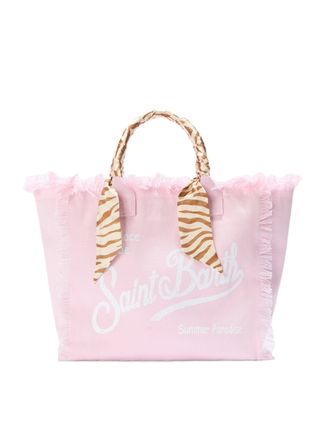 MC2 Saint Barth Spacious Tote Bag with Frayed Edges