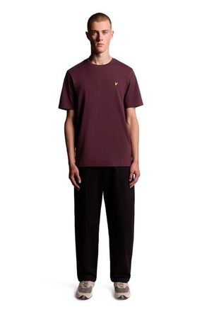Lyle & Scott Crew Neck Short Sleeve T-Shirt in Burgundy at Nordstrom, Size Xx-Large