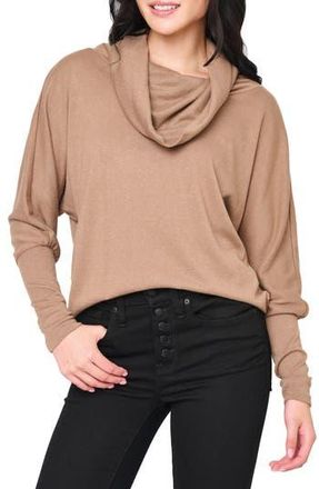 Gibsonlook Cozy Up Cowl Neck Sweater in Mocha Mousse at Nordstrom Rack, Size Xx-Large