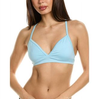 Frankies Bikinis Billie Bralette In Baby Blue
