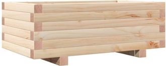 vidaXL Garden Planter 70x40x26.5 cm Solid Wood Pine vidaXL