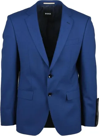 BOSS Cotton/Elastane Jacket - Blue