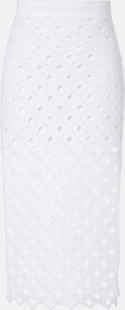 Max Mara Zorro macrame midi skirt
