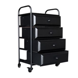 Decoclico C&oacute;moda 4 cajones de metal negro