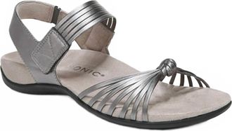 Vionic Womens Rest Talulah Strap Sandals In Pewter