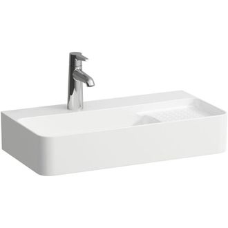 Laufen Lavabo Val Compact 600 X 315 Mm, 1 Orificio Para Grifer&iacute;a, Con Rebosadero Blanco Mate Laufen