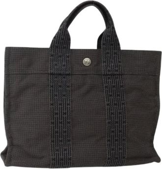 Herm&egrave;s Pre-owned Tote Bags, female, Gray, Size: ONE SIZE Pre-owned Fourre-tout Herline