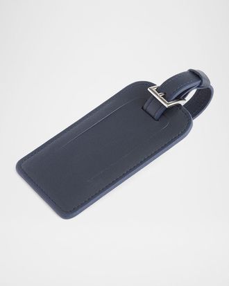 Royce Leather Monogrammed Leather Luggage Tag