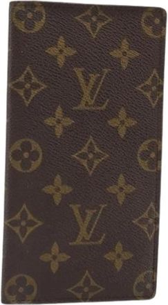 Louis Vuitton Pre-owned Vintage Monogram Bifold Portemonnee - Dames - Vintage Accessoires - Bruin - ONE Size - Vintage