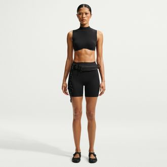 Nike Womens SKIMS Studio Stretch 5 Shorts in Black | IR8678-054