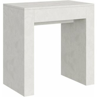 Itamoby Tavolo consolle Foggia allungabile in legno per sala da pranzo -Bianco Frassino
