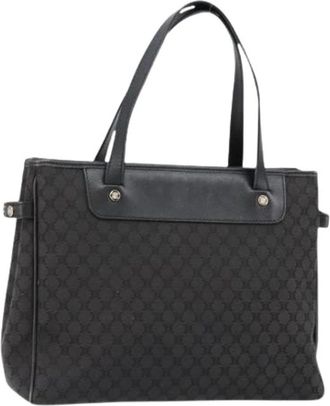 Celine Pre-owned Canvas Handtas - Dames - Vintage Handtas - Zwart - ONE Size - Vintage